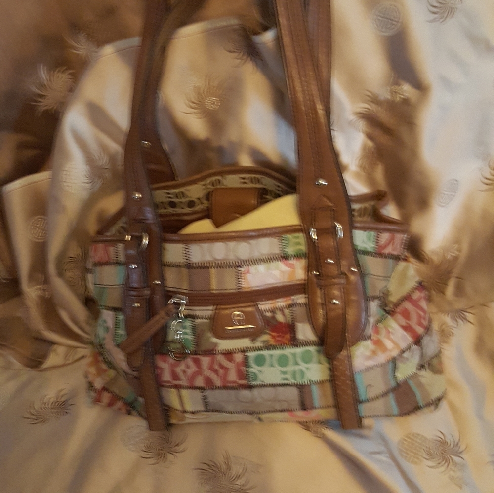 Fossil Canvas Hand Bag